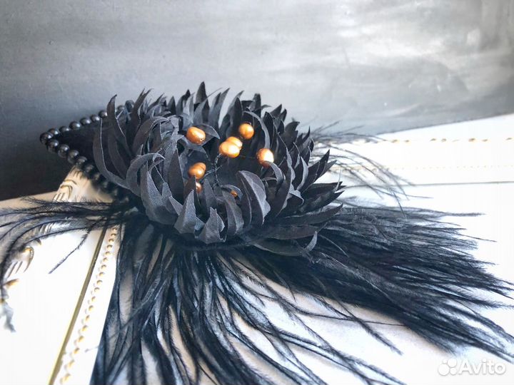 Эполет цветок с жемчугом