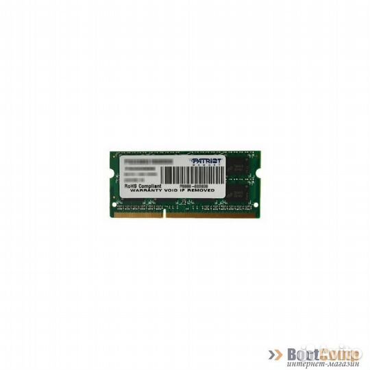 Оперативная память DDR3 sodimm 8Gb 1600MHz Patriot