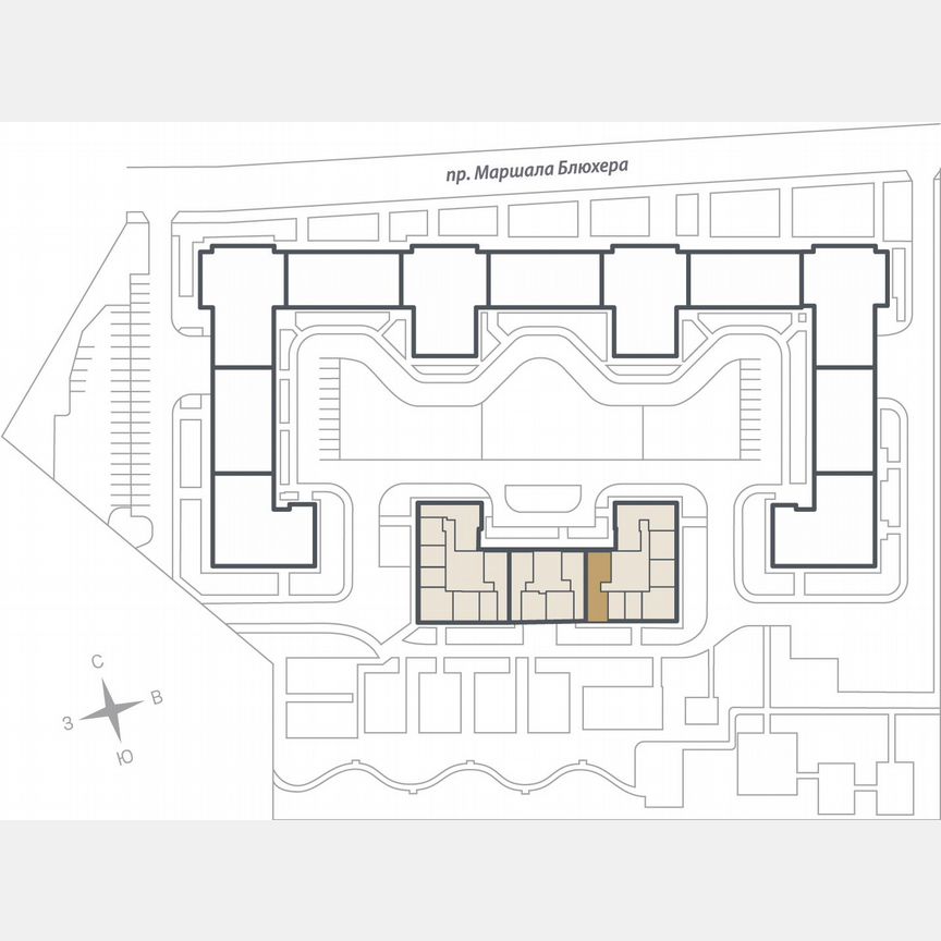 3-к. квартира, 88,1 м², 5/16 эт.