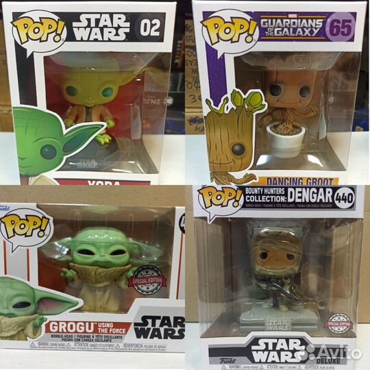 Фигурки Funko POP Bobble Star Wars Yod