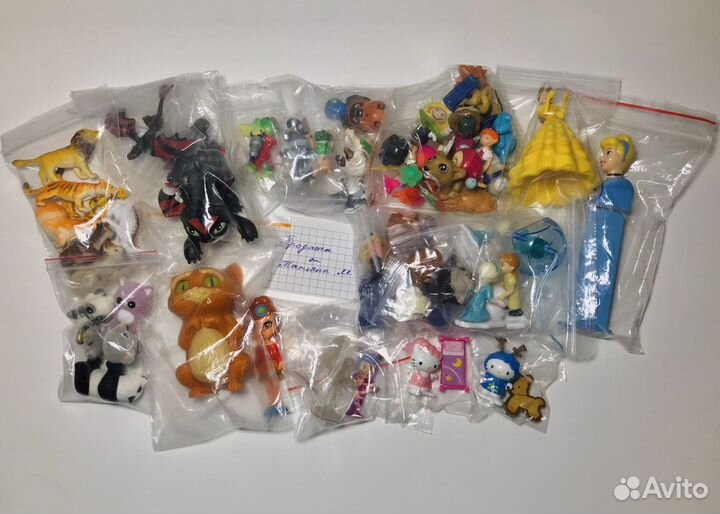 Игрушки из киндера СССР и современные