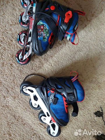 Роликовые коньки детские раздвижные
