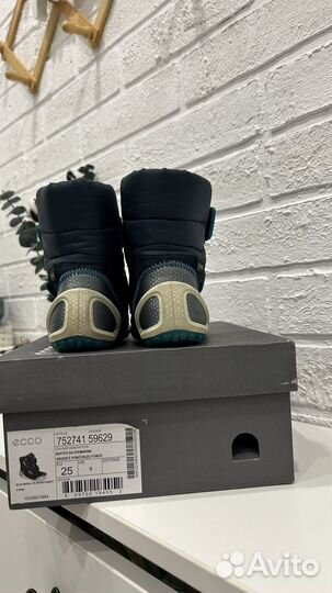 Ботинки детские ecco 25 размер