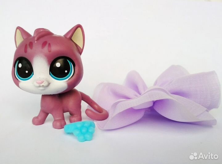 Littlest pet shop кошка, стоячка lps, аксы наборы