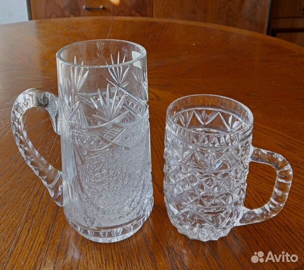 Пивная кружка хрусталь