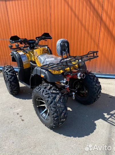Квадроцикл Grizzly 300cc желтый кмф
