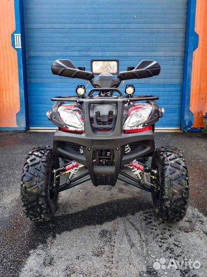 Квадроцикл Grizzly 200cc бело-красный