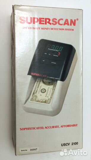Детектор банкнот Superscan uscv2100SPT на запчасти