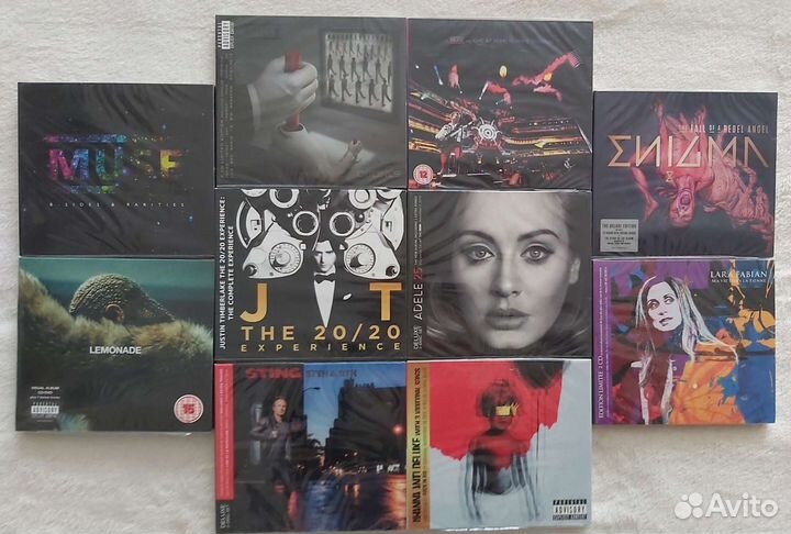 CD диски. Музыкальные компакт диски альбомы