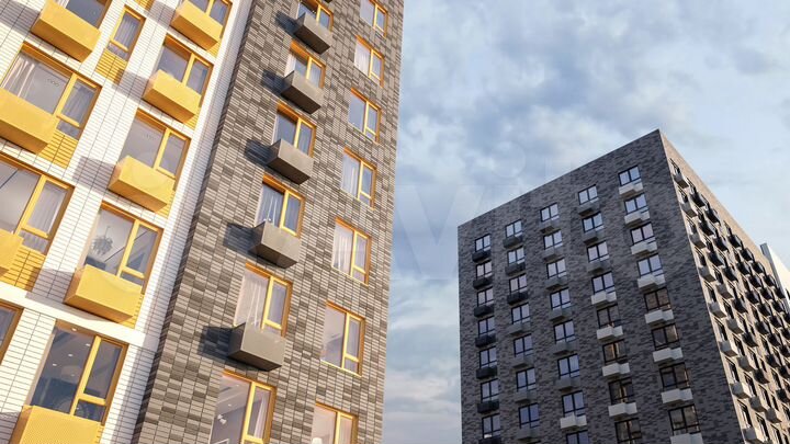 1-к. квартира, 34,1 м², 3/25 эт.