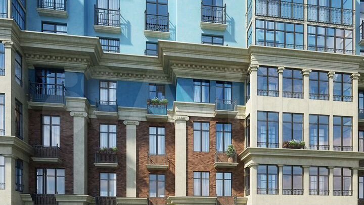 2-к. квартира, 55,2 м², 6/9 эт.