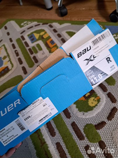 Хоккейные детские коньки bauer X-LP размер Y11