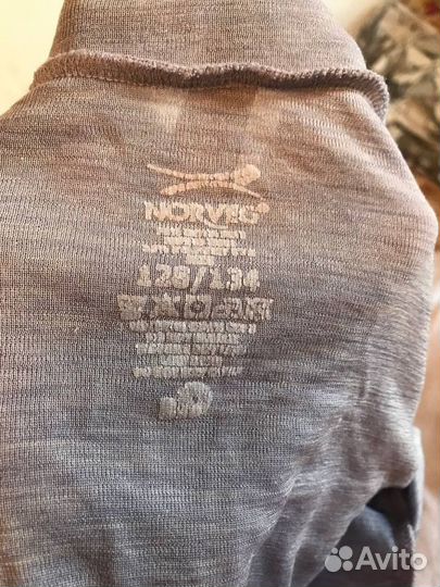 Термобелье Norveg 128-134 шерсть шелк водолазка