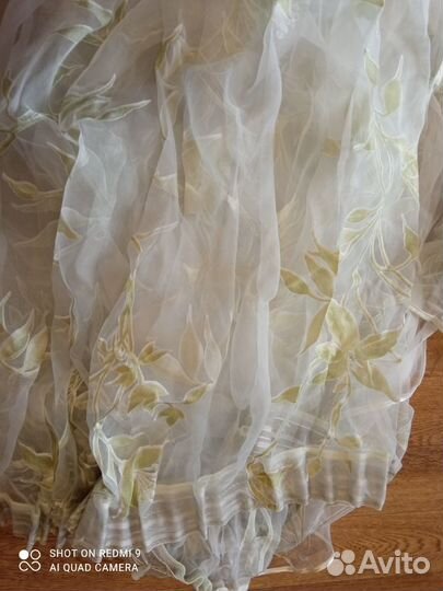 Тюль органза для кухни