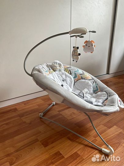 Шезлонг fisher price щенок