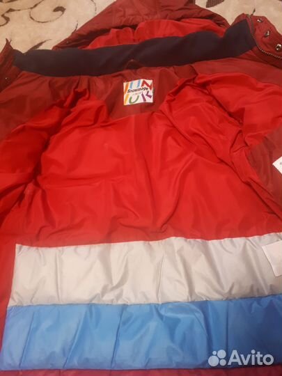 Пуховик зимний на мальчика 10-12 лет