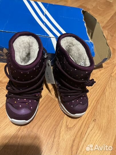 Новые зимние сапоги adidas siena рр 22