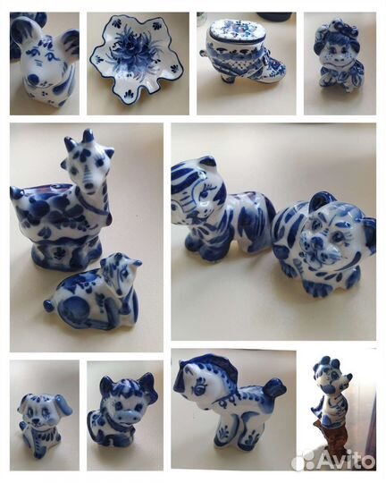 Фигурки Гжель, Посуда, Кружка Ford