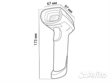 Сканер штрих кода 2d мойpos MSC-6607 C2D