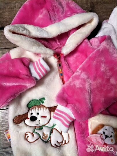 Слипы велюровые 68