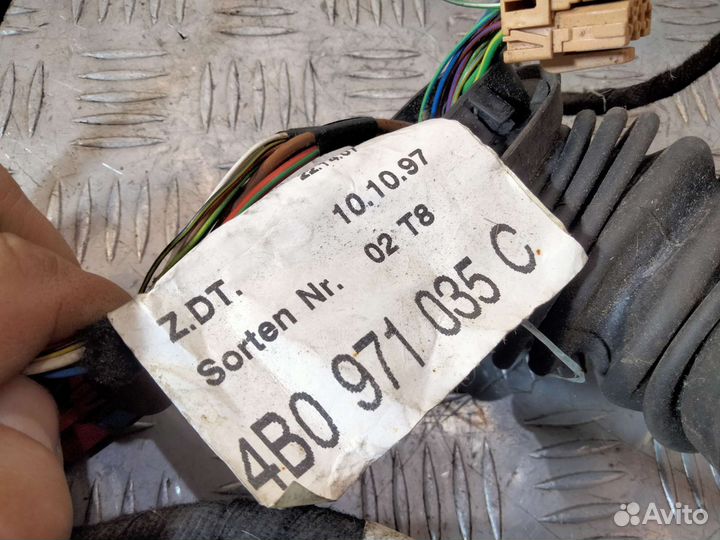 Проводка передних дверей Audi A6 C5