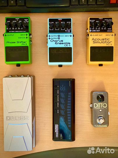 Гитарные педали эффектов boss korg ditto