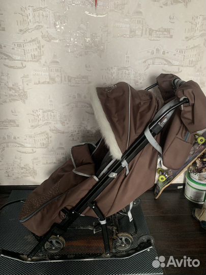 Детские санки коляска