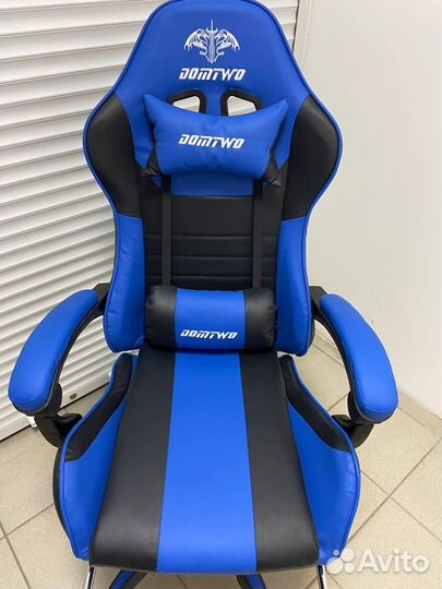 Геймерское кресло синее