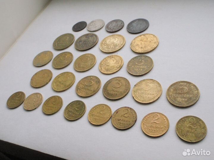 Монеты СССР 1926 - 1961 г.г. 27 шт