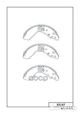 K9947-01 4033.00584SBS колодки барабанные Su