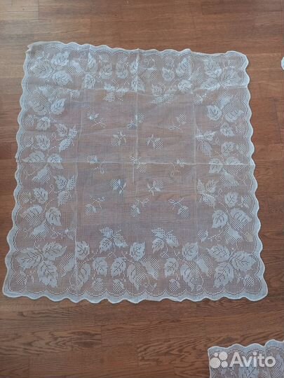Скатерть винтажная, салфетка