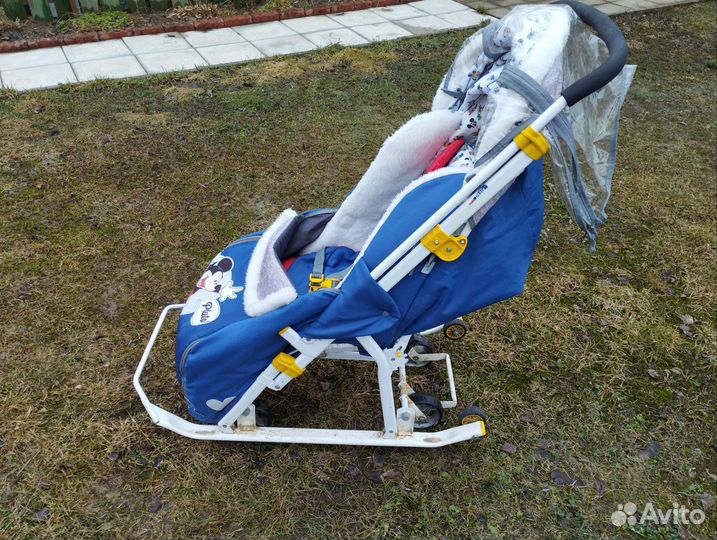 Коляска санки