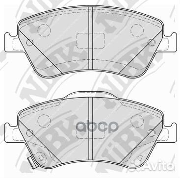 Колодки задние PN1835 NiBK