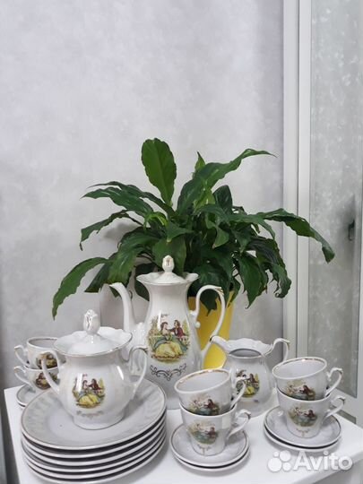 Кофейный сервиз Мадонна на 6 персон, 21 предмет