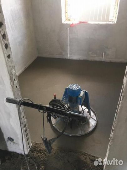 Полусухая стяжка пола Механизировананя