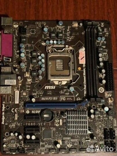 Материнская плата MSI H61M-P21 (B3)