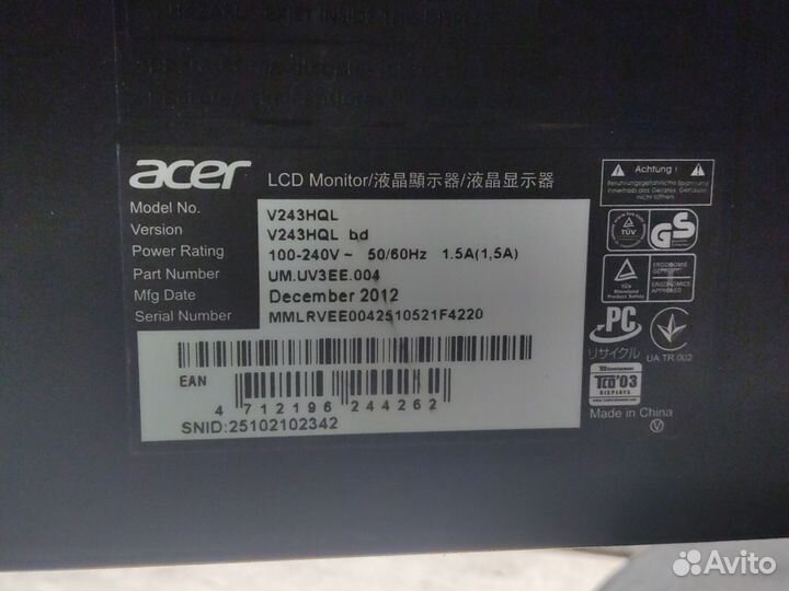 Монитор Acer