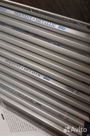 Derwent metallic 12 шт. для блеска в рисунке