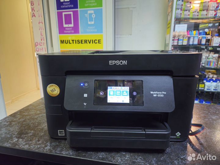 Мфу Epson WF-3720 WI-FI, Сетевой