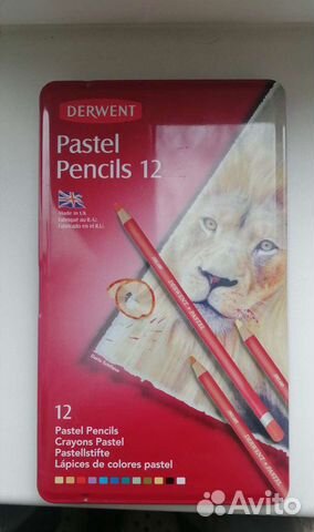 Пастельные карандаши Derwent 12 объявление продам