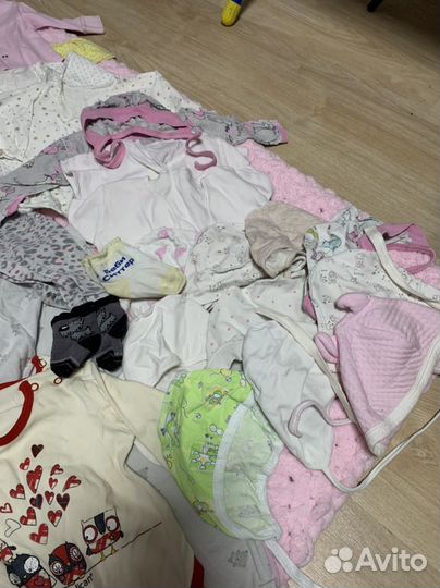 Вещи для девочки с 1 мес до 4 мес