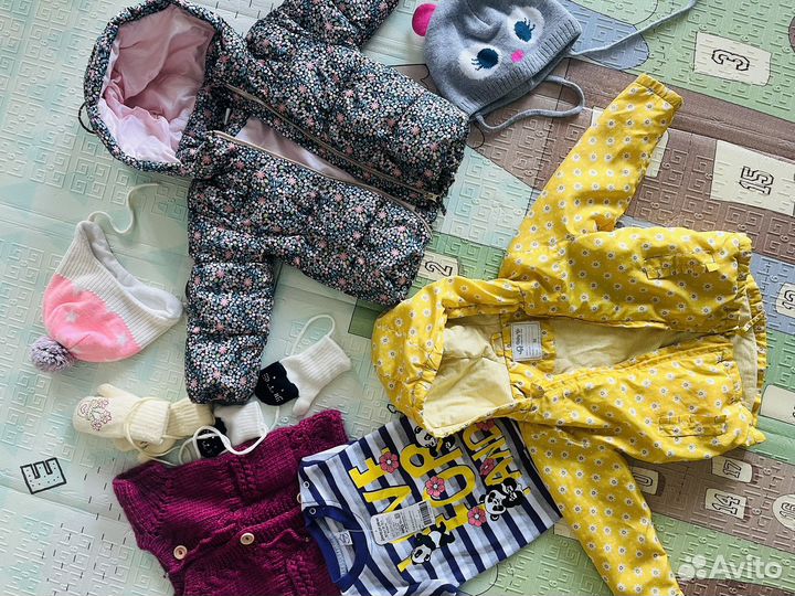 Вещи пакетом осень 86-92 для девочки