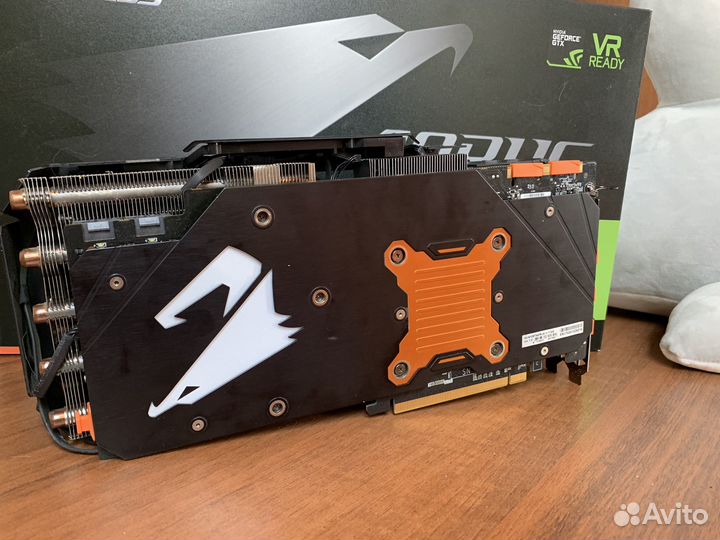 Видеокарта gtx 1080 ti 11gb gigabate aorus