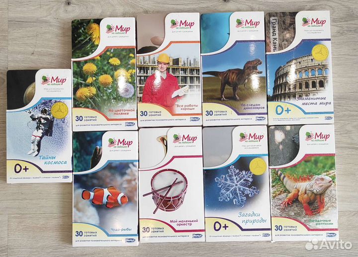 Умница. Мир на ладошке. Карточки