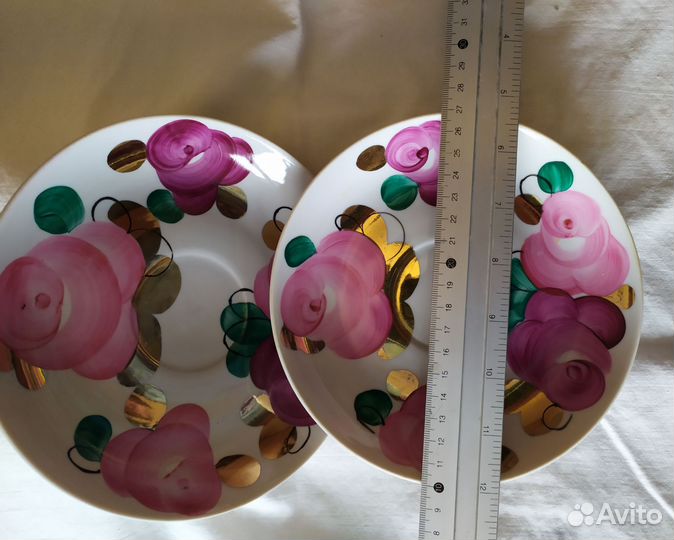 Блюдце винтаж Дулево СССР