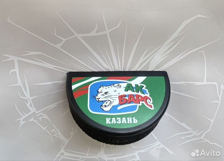 Шайба наклейка Ак Барс на стекло автомобиля