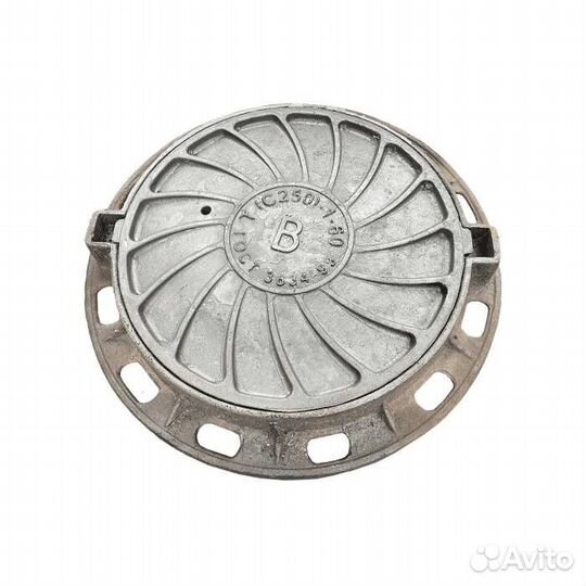 Люки чуг водопровод (В) кругл Л(легкий)