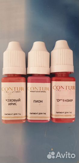 Пигменты для татуажа губ