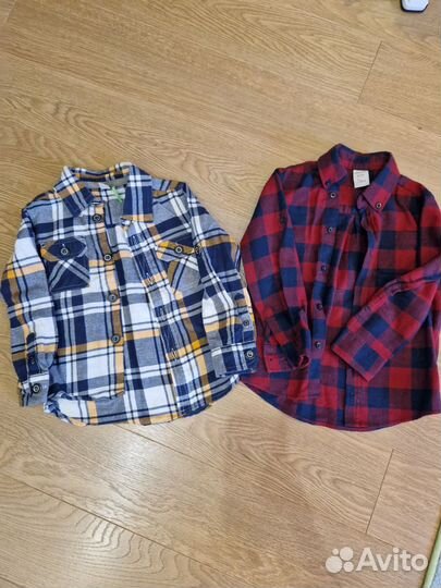 Рубашки для мальчика 2-3 года