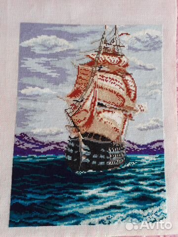 Картина вышитая крестиком